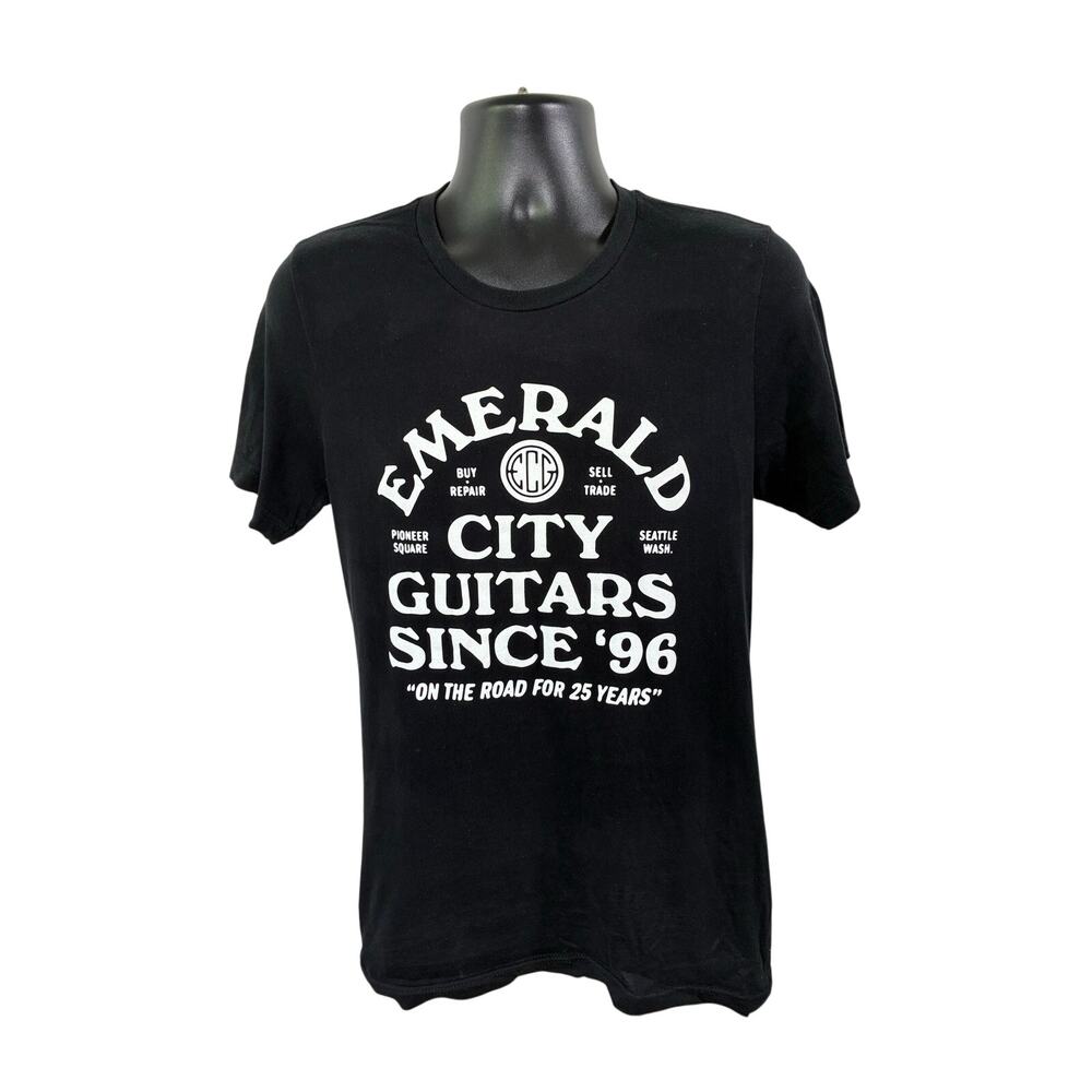 Emerald City Guitars Seattle T Shirt Black Medium